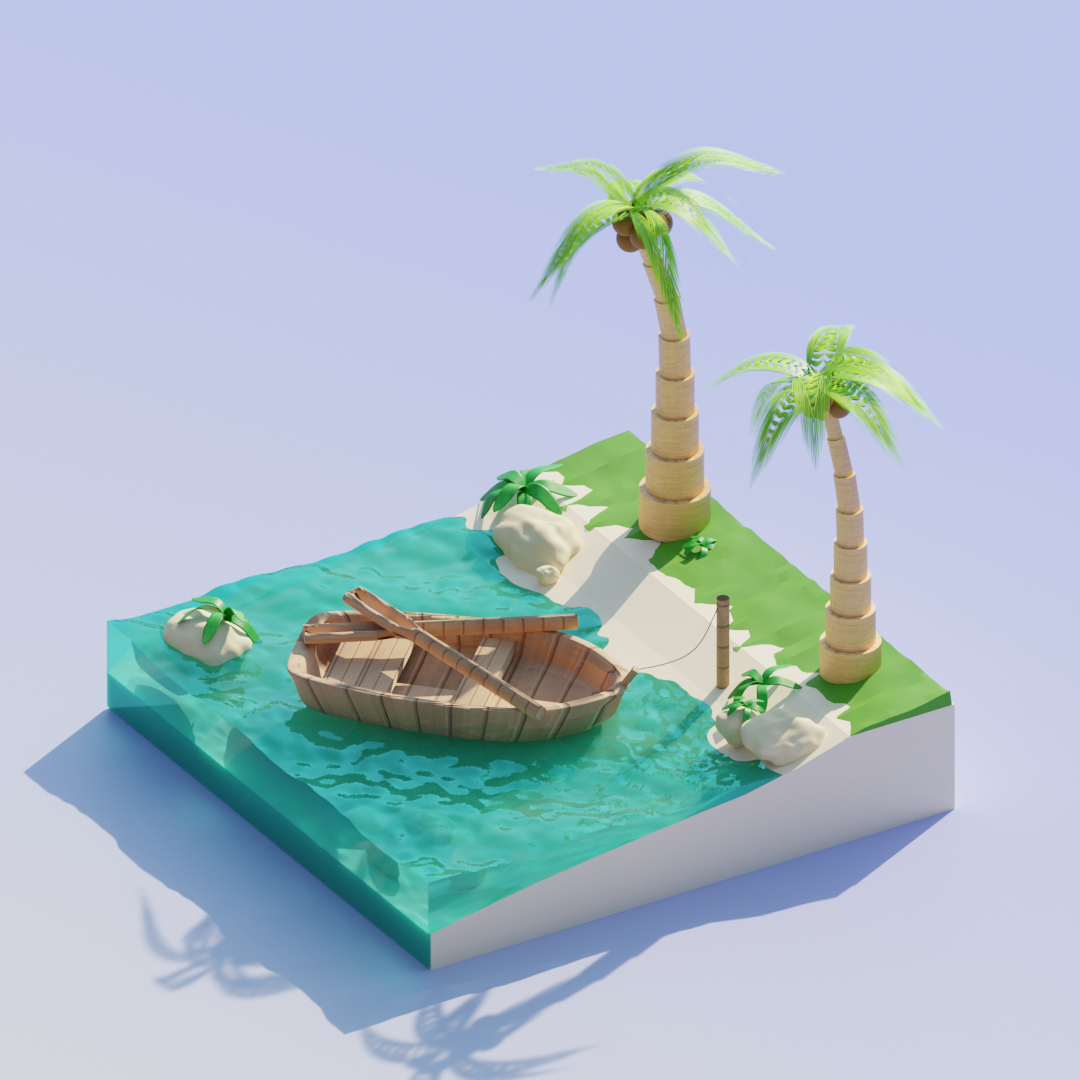Isometric Beach
